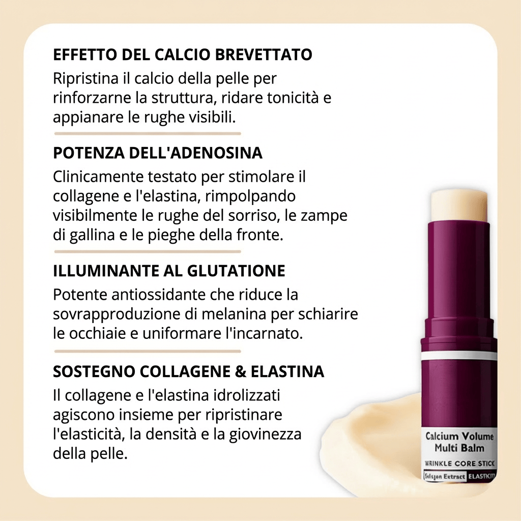 Stick Antirughe al Calcio